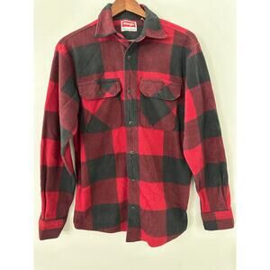 Wrangler Buffalo Plaid Flannel Shirt Jacket sz Small